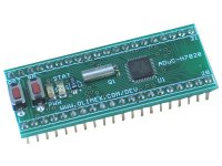 Header board in DIL40 format for ADuC7020 ARM7 microcontroller