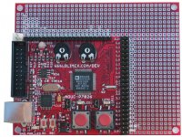 Development prototype board for ADuC7026 ARM7 microcontroller