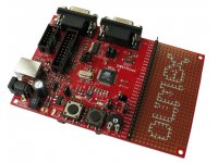 Development board for AT91SAM7S256 ARM7TDMI-S microcontroller