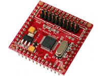 Development prototype header breakout board for LPC11A14 CORTEX M0 ARM microcontroller