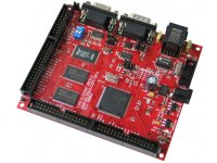 Development prototype board with 1MB SRAM, 4MB flash, CAN, RS232, ETHERNET, SD/MMC