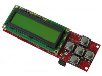 Development board for ATMEGA128 AVR microcontroller with JTAG and STKxxx compatible 10 pin ICSP