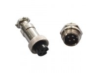 Aviation Plug 4 pin connectors type RS765 (GX12)
