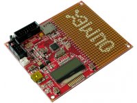 MPS430F5510 starterkit development board with LCD, UEXT, USB, SD-CARD, Battery charger