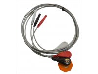 Professional ECG cable with 3 wires, compatible with ECG gel electrodes