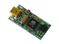 3-axis accelerometer board with AT91SAM7S64 ARM7 microcontroller and USB interface and flash memory for logging