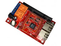 Open Source Hardware Embedded MIPS Linux Single Board Computer with RT5350F SoC 2.4Ghz WIFI 801.11n 150Mb x2 100Mb Ethernet ports Relays, Button