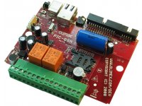 Development board with GSM module and PIC18F67J50 microcontroller