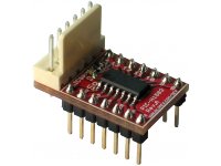 PIC-H1503 is a small header board suitable for breadboarding and featuring PIC16F1503