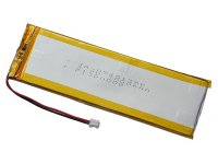 Rechargable LI-PO battery 3.7V 3000mAh with JST connector