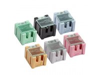 Stackable SMT components box with self lock cap